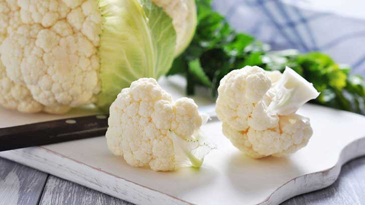 coliflor - verdura de temporada en invierno