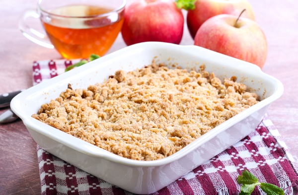 En este momento estás viendo Crumble de kiwi y manzana